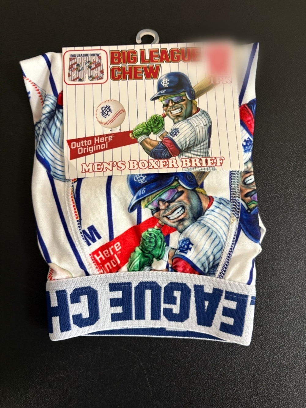 Target Men’s Boxer Briefs - White, Blue & Red Big League Chew